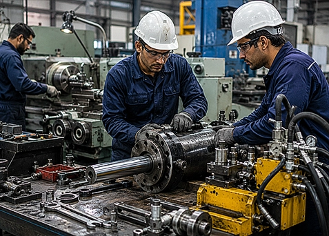 Support work alongside machining or repair